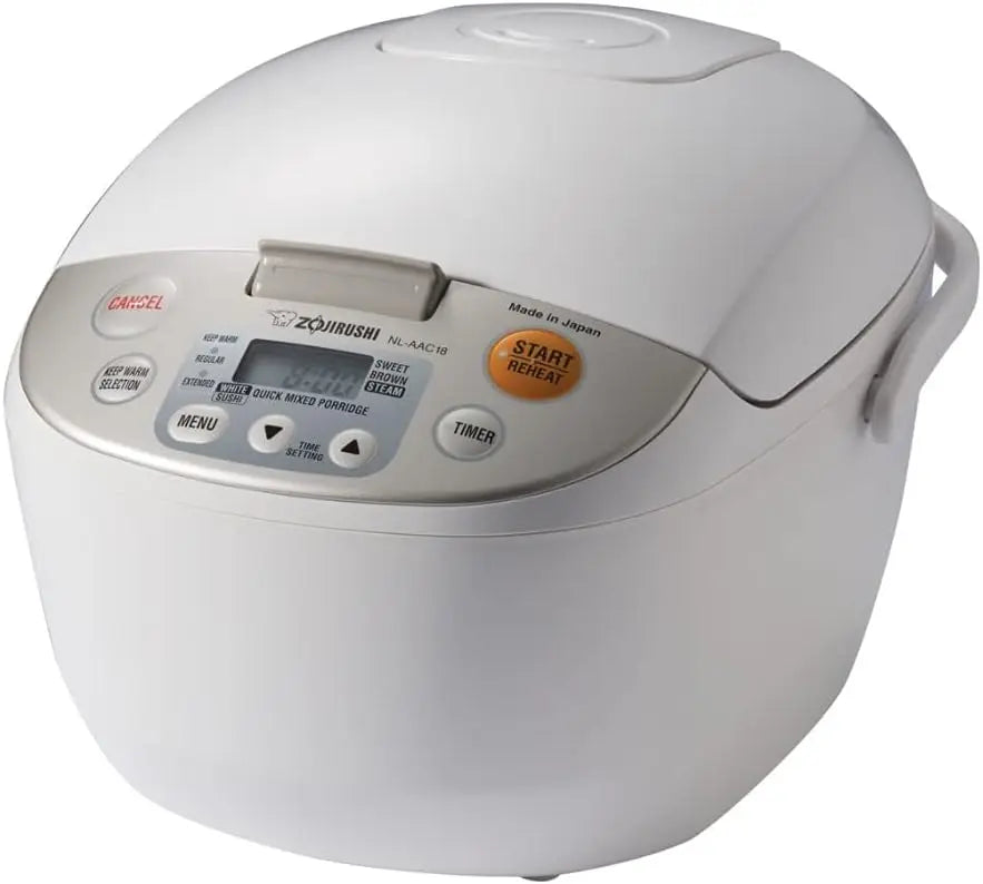 Micom Rice Cooker & Warmer, 10-Cup/1.8L, Automatic Cooking & Timer, LCD Panel, Made in Japan