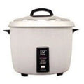 30-Cup Commercial Electric Rice Cooker with Food Steamer Stainless Steel Silver Large Capacity for Bulk Cooking and Steaming