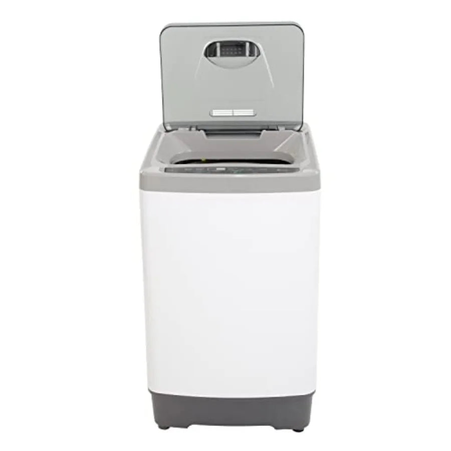 Portable Compact Washing Machine for Apartment, Dorm, RV Laundry 1.38 Cu. Ft. White ABS Plastic with Sink/Faucet Attachment