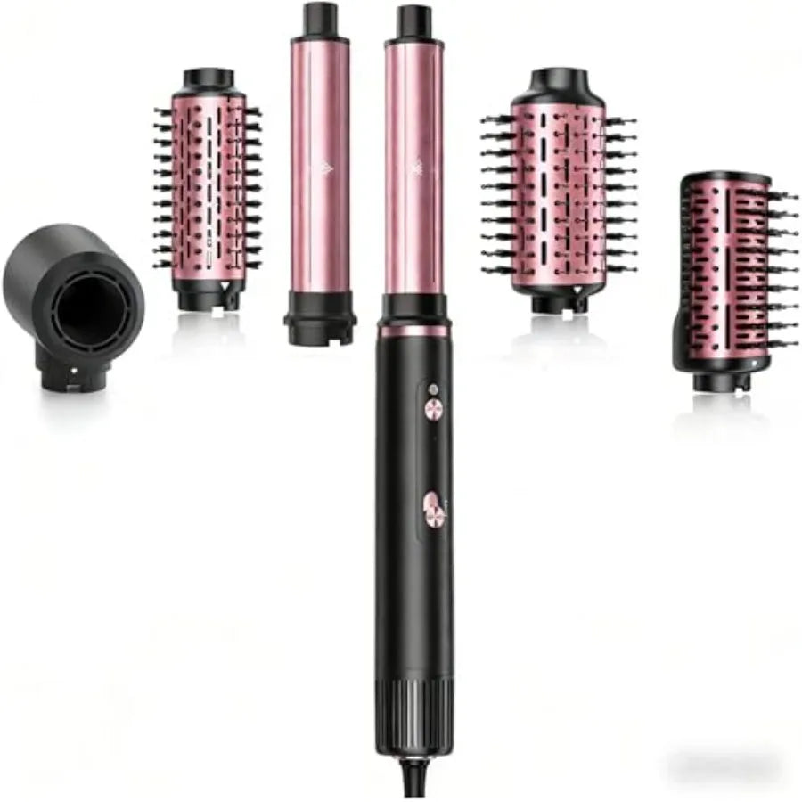 SKIMI 110, 000 RPM Brushl Motor Hair Dryer Brush - 5 Multi-Styler for Fast Drying, Curling, Volumizing and Straightening High-S