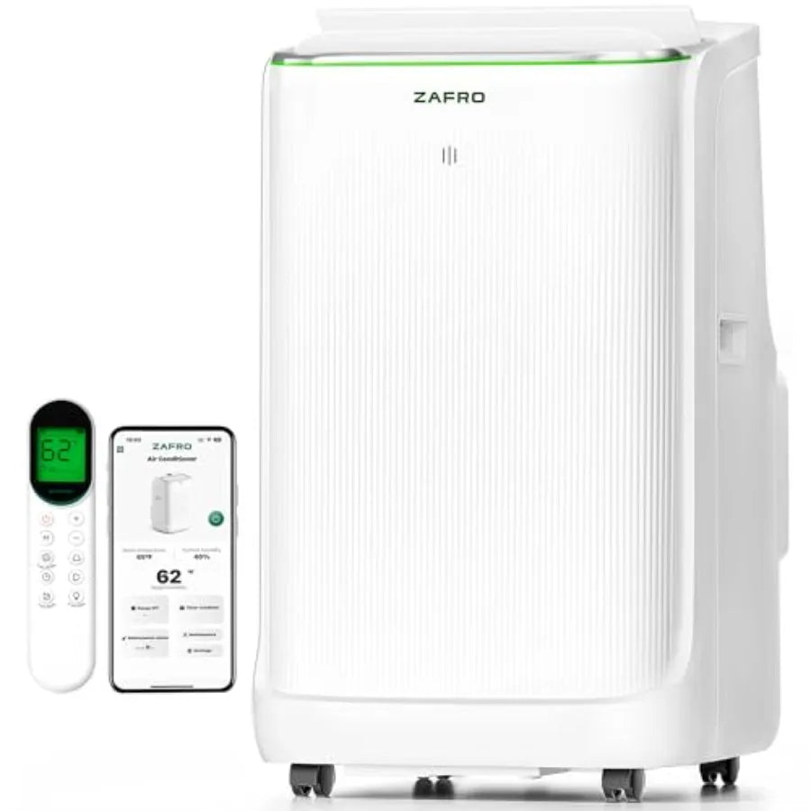 Smart Inverter Portable Air Conditioners 14000 BTU 10000 BTU SACC Dual Hose Portable AC Unit with Energy Saving/Ultra Quiet(42d