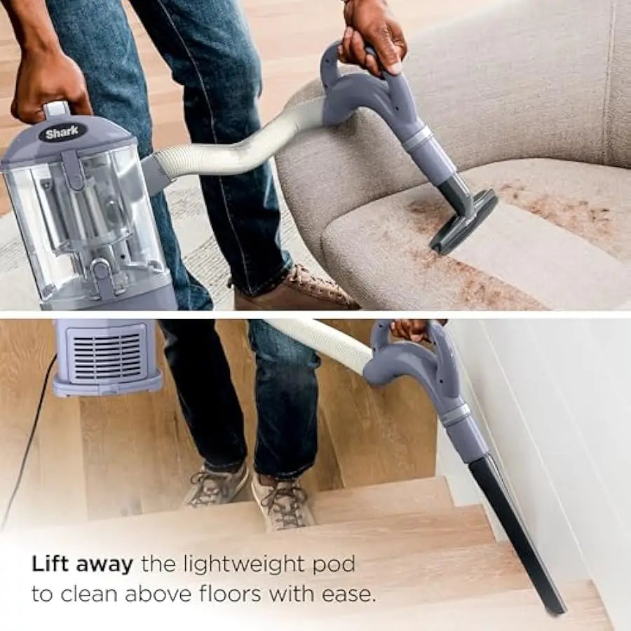 Shark Upright Vacuum Cleaner | Navigator Lift-Away | Pet Hair, Carpet & Hard Floor Cleaning | Upholstery & Crevice Tools | HEPA