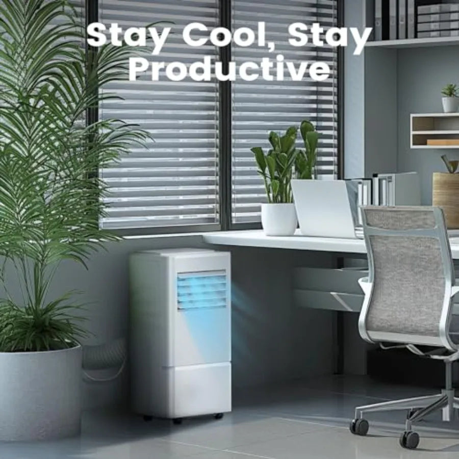 10000 BTU Portable Air Conditioners Air Conditioner Portable for Room Up to 450 Sq.Ft Remote Control Sleep Mode 24H Timer Dehum