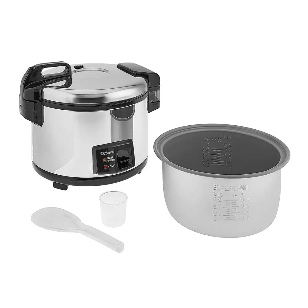 NYC-36 20-Cup (Uncooked) Commercial Rice Cooker and Warmer, Stainless Steel