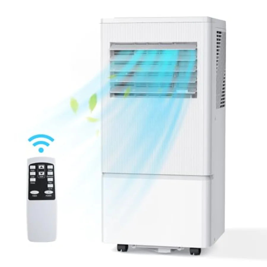 10000 BTU Portable Air Conditioners Air Conditioner Portable for Room Up to 450 Sq.Ft Remote Control Sleep Mode 24H Timer Dehum