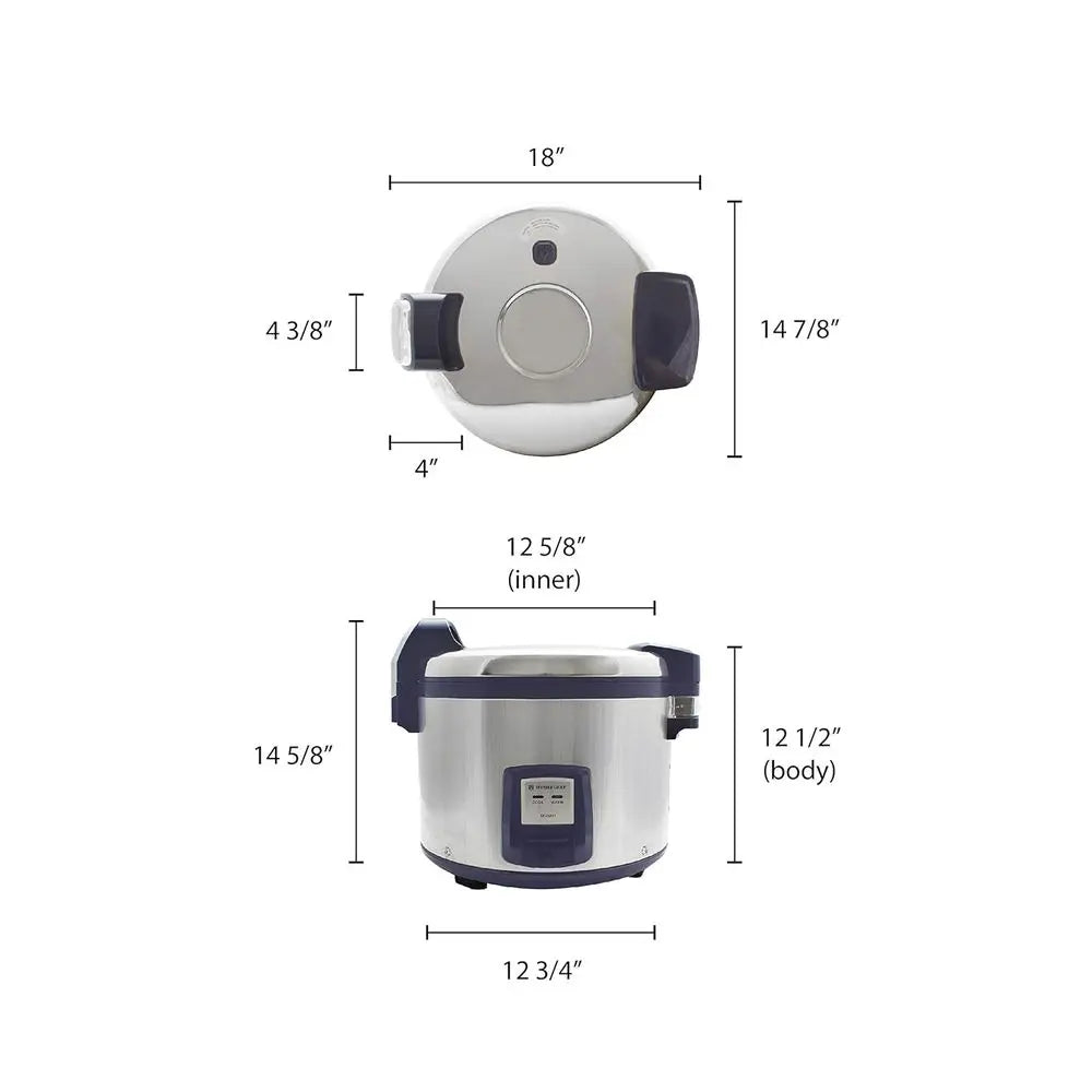 SEJ3201 Rice Cooker/Warmer Electric 30 Cup Uncooked Rice Capacity