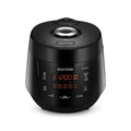 10-Cup Uncooked 20-Cup Cooked High Pressure Rice Cooker with Nonstick Inner Pot Black 13 Menu Options Fuzzy Logic Tech Auto Cle
