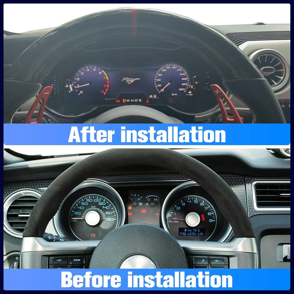 12.3" Digital Dash Instrument Cluster for Ford Mustang 2015-2021 Digital Cluster Instrument Speedometer Replacement Aftermarket Digital Dash Cluster