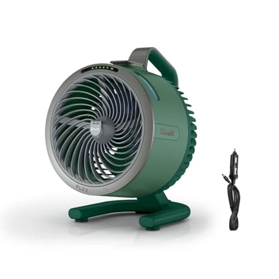FlexBreeze HydroGo Fan + Car Charger — Ultra-powerful portable fan that mists indoors and outdoors. 5 speeds, 2 bonus modes, an