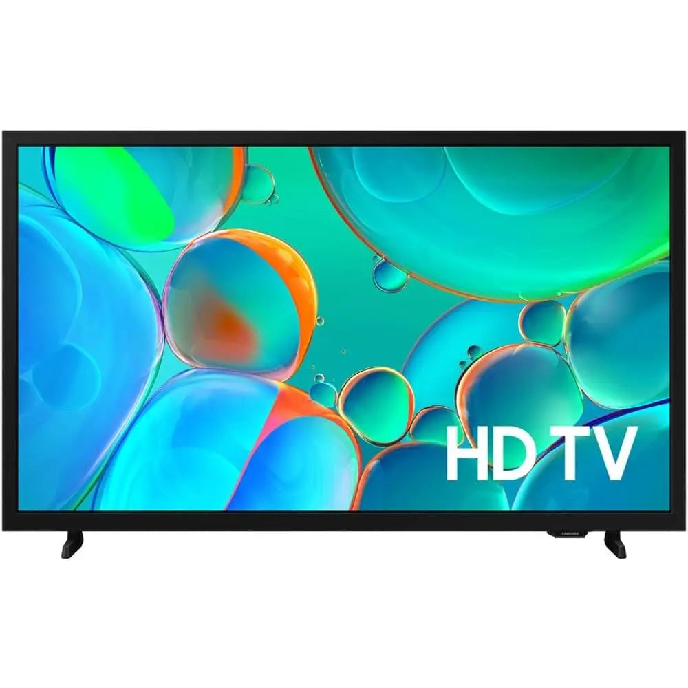 32 inch HD H5000 720P Smart TV (2025) Bundle with Premiere Movies Streaming + 19-45 Inch TV Wall Mount + 6-Outlet Surge Adapter